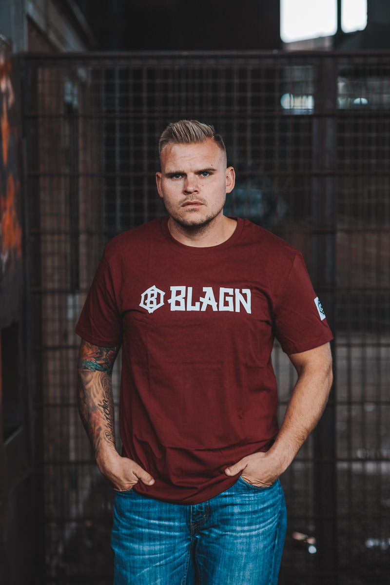 T-Shirt | BASIC | dark red