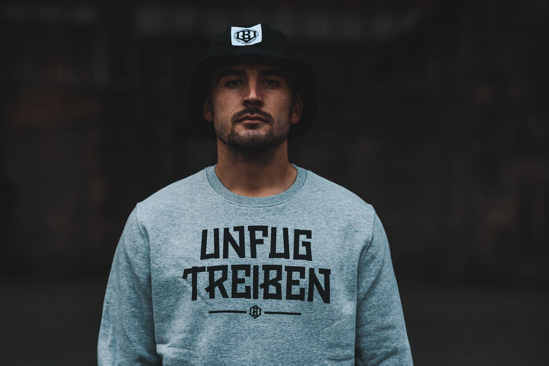 Sweater | UNFUG TREIBEN | heathergrey