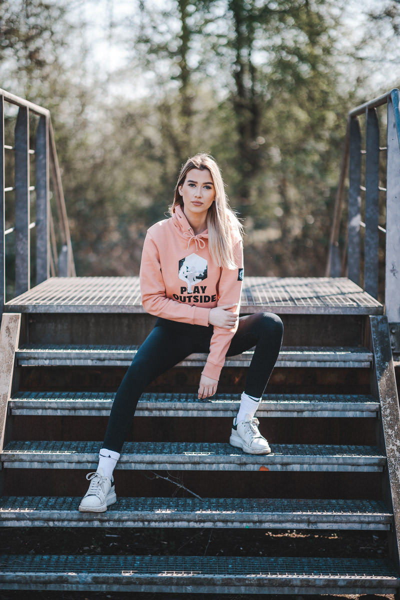 Hoodie | SUNDOWN | rose